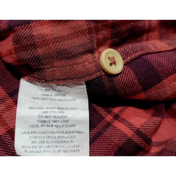 NWT Grayers Classic Plaid Button-Up Short Sleeve Shirt Red 2XL - Picture 11 of 11